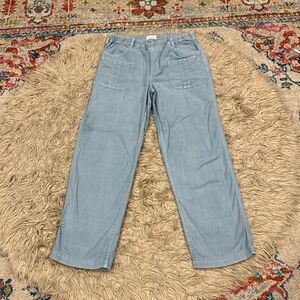 Pilcro and the Letterpress Light Blue Straight Leg Pants